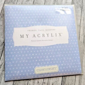 My Acrylix Close to My Heart Friendship #D1453 Stamps Frames Tags Borders